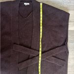 Loft  brown knit wrap vest Photo 2
