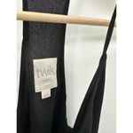 Twik Top Women MEDIUM Black Scoop Neck Racerback Sleeveless Blouse Tank Photo 3