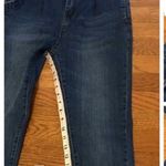 High rise belted skinny jeans size M Blue Size M Photo 7