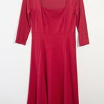 Maeve x Anthropologie Red Jocelyn Midi Dress Size Small Photo 2