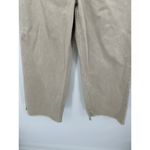 Stitch Star Jeans Women 10 Khaki Tan Denim Wide Leg Cotton Blend Five Pocket Photo 2