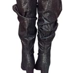 Cape Robbin Beautiful Sparkly Thigh High Block Heel Boots Photo 4