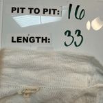 Eileen Fisher  White Organic Cotton Sleeveless Vest Cardigan Topper Size Medium Photo 2