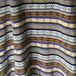 Free People  Mini Sweater Dress Gray Fair Isle Nordic Tunic Wool Blend Sz Medium Photo 6