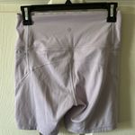 Antonio Melani Women’s Active Power 6 High Waist Lilac Bike Shorts w/Pockets Med Photo 5