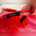 Natori Passion Flower Slip Dress XS Red Photo 6