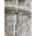 Free People Women’s Crochet Knit Hoodie Cardigan XS Asymmetrical Zip Roll Tab Photo 2