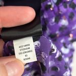 White House | Black Market NWT WHBM Long Sleeve Smocked Waist Blouson Dress in Dark Violet - Size XXS Photo 9