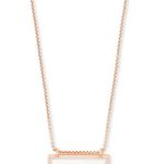 Kendra Scott Leanor Rose Gold Pendant Necklace Photo 0