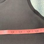 Helmut Lang  Black Sleeveless Lambs Leather Tie Mesh Sides Top Shirt Size S Sm Photo 5