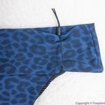 NEW Acacia Mateo bikini‎ bottom leopard animal print blue Amur, S Blue Photo 6
