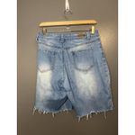 AQ Jeans Shorts Womens 13 Blue Distressed Denim Cutoff Raw Hem Ripped Size undefined Photo 1