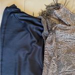 Venus sz 1X Women Gold Paisley Fringe Sheer Midi Dress Flapper Party Evening y2k Photo 8