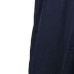 Everlane Navy Blue Collarless Short Sleeve Cotton Shirt Dress Shirtdress 8 Photo 2