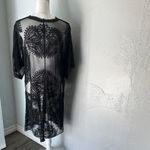 Chic Black Sheer Lace Cardigan Size undefined Photo 4