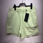 Alphalete  Athletic Shorts Light Green Sweat Shorts Drawstring Pockets Size M Photo 1