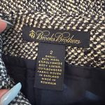 Brooks Brothers blue & white tweed wool blend pencil skirt size 2 Photo 4