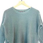 Madewell  Landmark Textured Sweater with Side Zippers Moss Green Size Small Photo 3