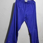 The Vermont Country Store Women's Crinkle Cotton Ankle-Length Pants Blue Photo 0