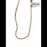 Madewell NWT  Gold Beaded Necklace Photo 1