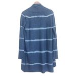 Knox Rose Blue White Tie Dye Open Front Long Line Cardigan Sweater XS oversized Photo 3