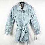 Vince Camuto  Dusty Blue Quilted Shirt Jacket NWT in Size Large Photo 1