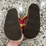 Chloé Wavy Shearling Platform Sandals Multicolor Women's Size 5 Slip-On Photo 4