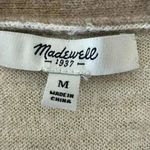 Madewell Colorblock Wool Linen Blend Cardigan Sweater Cozy Yarn Sz M #2272 Photo 5
