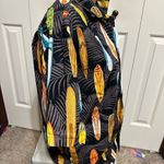 KY’s Made in Hawaii Womens Medium Surfboard Short Sleeve Button Down Shirt Gray Photo 3