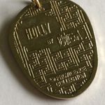 Holly by P Wilson Providence Collection Festive Red and Green Enamel Pendant Photo 4