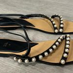 ZARA  • pearl square toe sandals Photo 3