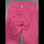 Lululemon Burgundy Athleisure Preppy Active Gym Yoga Legging Minimalist Size 6 Photo 8