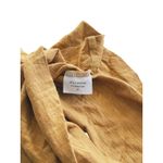 Vuori  Womens Sundown Long Sleeve Tee Medium Dark Golden Athleisure Minimalist Photo 4