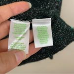 Lilly Pulitzer Morgen Sequin Sweater Evergreen Metallic Crewneck Pullover XL Photo 7