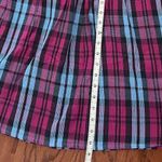 Rose pink plaid skirt Size M Photo 7