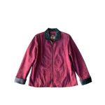 Vintage Reed Leather Sportswear Burgundy Genuine Leather jacket Red Size L Photo 3