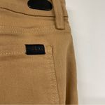 7 For All Mankind Tan Faux Suede Skinny Leggings Pants Womens 2 Fall Casual Photo 3