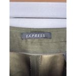 EXPRESS  Olive Green Womens Pants Size 3/4 Polyester & Spandex Photo 3