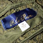 Blue Rain  size medium olive green flirty romper Photo 5