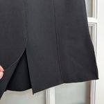 Cache Vintage 80’s 90’s Black A-Line Pleated Slits Skirt Women’s Size 12 Large L Photo 3