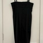 Max Mara Vintage Midi Black Cocktail Dress Photo 8