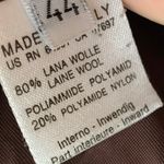 United Colors Of Benetton Brown Wool Double Breasted Blazer Photo 2