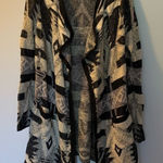 Lucky Brand Lucky Navajo Open Cardigan with Pockets. Size M Photo 0
