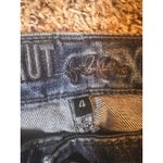 Kut From The Kloth KUT from the‎ Kloth Bootcut Jeans Dark Wash Rhinestone Button Size 4 Photo 2