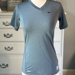 Nike  Pro Gray Shirt Top Fitted Running Photo 4