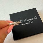 Macy's R.H. Macy & Co. 925 Sterling Silver 1/10 carat Diamond Band Ring size 6” Photo 1