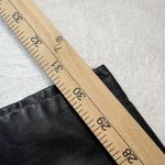 Nine West Vtg 90s  Sz 4 Leather Pants Black Straight Bikercore Goth Punk Grunge Photo 10
