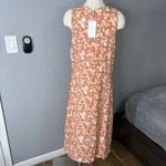 Joie Soft  Elliot Floral Midi Dress Womens Plus 1X, Pink 10434201 Photo 1