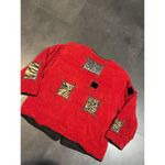 Dress Barn Dressbarm Patchwork cardigan 1X Mixed Funky Art To Wear Boho Chic Vintage S-303 Photo 6