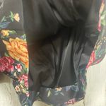 Lovers+Friends Arianna Mini Dress size S Climbing Floral Bow One Shoulder Party Black Photo 13